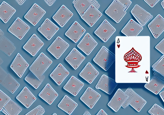 A deck of cards with symbols of machine learning and sales elements
