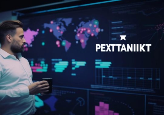 "Escena post-apocalíptica meticulosamente detallada, con elementos de visualización de datos y un toque de estilo Toonami, inspirada en las obras de Hedi Xandt, Alex Howitt y Xanti Schawinsky."